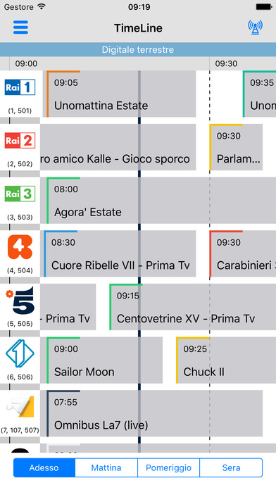Schermata dell'applicazione tratta dall'Ap Store