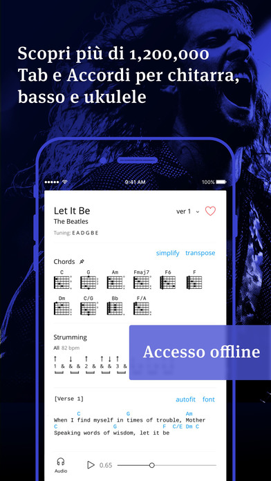 Schermata dell'applicazione tratta dall'Ap Store