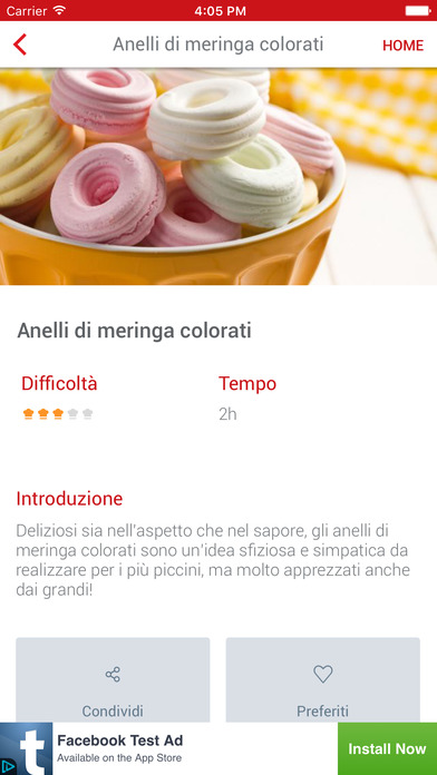 Schermata dell'applicazione tratta dall'Ap Store
