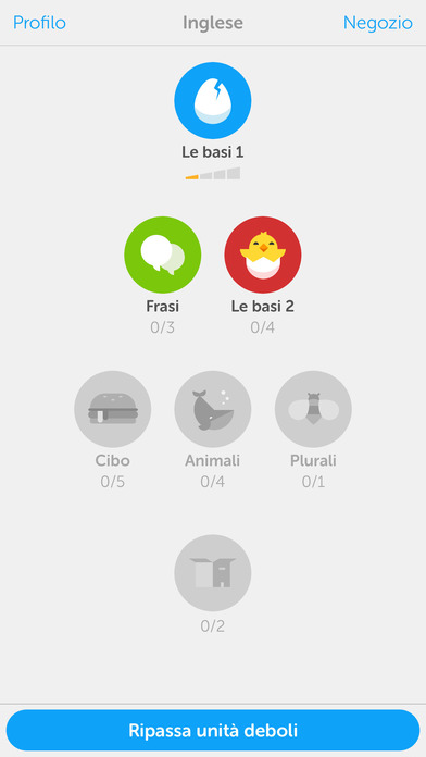Schermata dell'applicazione tratta dall'Ap Store