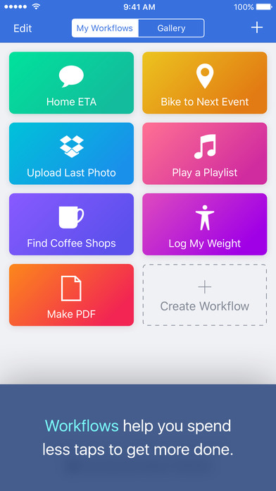 Schermata dell'applicazione tratta dall'Ap Store