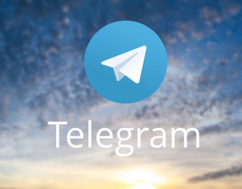 immagine del logo di Telegram sull'apstore