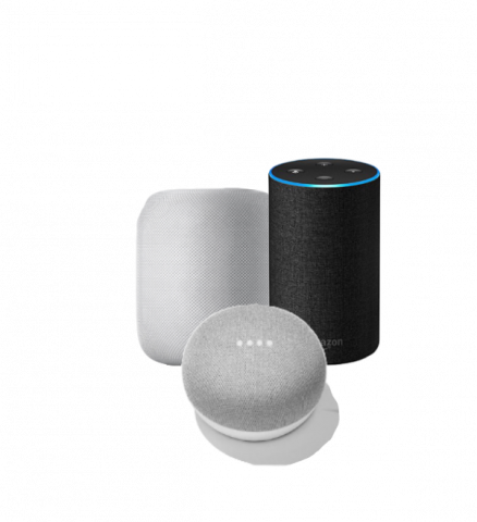 Collage smart speaker