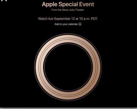 Immagine evento Apple Settembre 2018