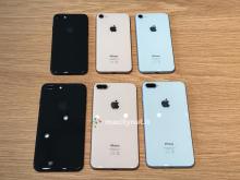 immagini degli iPhone 8 ed 8 plus