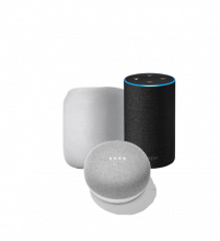 Collage smart speaker