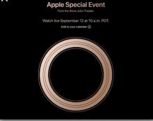 Immagine evento Apple Settembre 2018