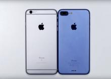 immagine di un ipotetico iPhone7 plus