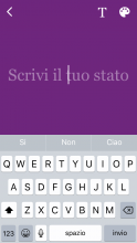 Immagine della finestra stato di Whatsapp